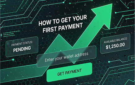 How to get your first payment